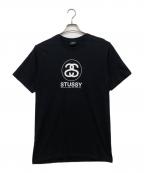 stussyステューシー）の古着「SSリンクTEE」｜ブラック
