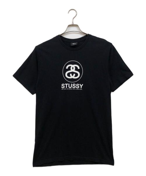 stussy（ステューシー）stussy (ステューシー) SSリンクTEE ブラック サイズ:Mの古着・服飾アイテム