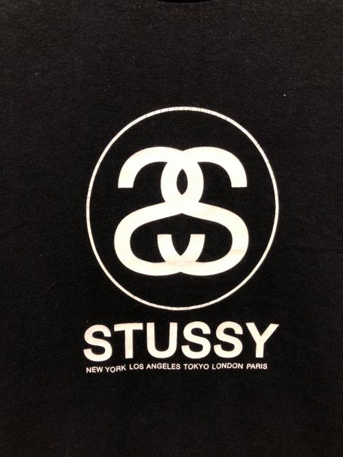 stussy（ステューシー）stussy (ステューシー) SSリンクTEE ブラック サイズ:Mの古着・服飾アイテム