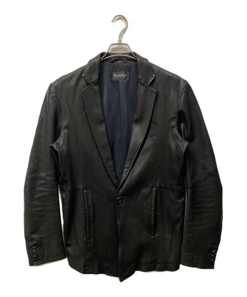 TORNADO MART（トルネードマート）TORNADO MART (トルネードマート) ゴートウォッシュドレザージャケット ブラック サイズ:ＬＬの古着・服飾アイテム