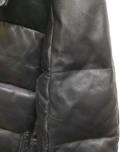 TATRAS（タトラス）TATRAS (タトラス) SHARTAN レザーダウンジャケット ブラック サイズ:02の古着・服飾アイテム