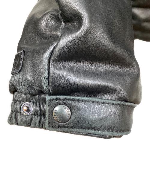 TATRAS（タトラス）TATRAS (タトラス) SHARTAN レザーダウンジャケット ブラック サイズ:02の古着・服飾アイテム