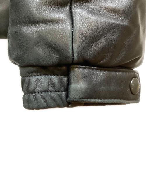 TATRAS（タトラス）TATRAS (タトラス) SHARTAN レザーダウンジャケット ブラック サイズ:02の古着・服飾アイテム