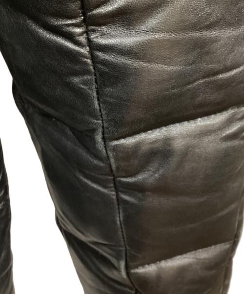 TATRAS（タトラス）TATRAS (タトラス) SHARTAN レザーダウンジャケット ブラック サイズ:02の古着・服飾アイテム