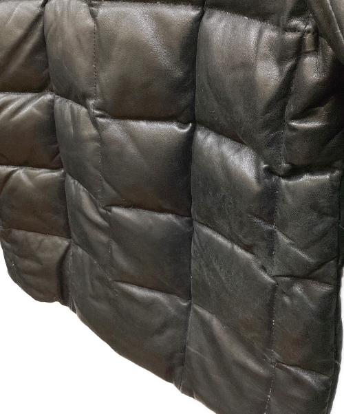 TATRAS（タトラス）TATRAS (タトラス) SHARTAN レザーダウンジャケット ブラック サイズ:02の古着・服飾アイテム