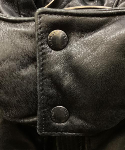 TATRAS（タトラス）TATRAS (タトラス) SHARTAN レザーダウンジャケット ブラック サイズ:02の古着・服飾アイテム