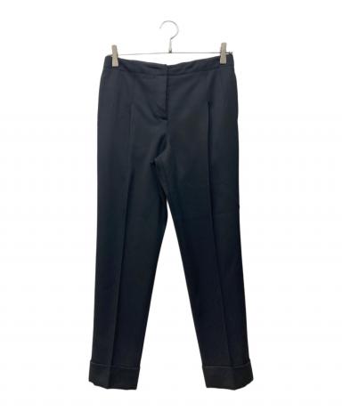 中古・古着通販】PRADA (プラダ) ウールスラックス ブラック サイズ