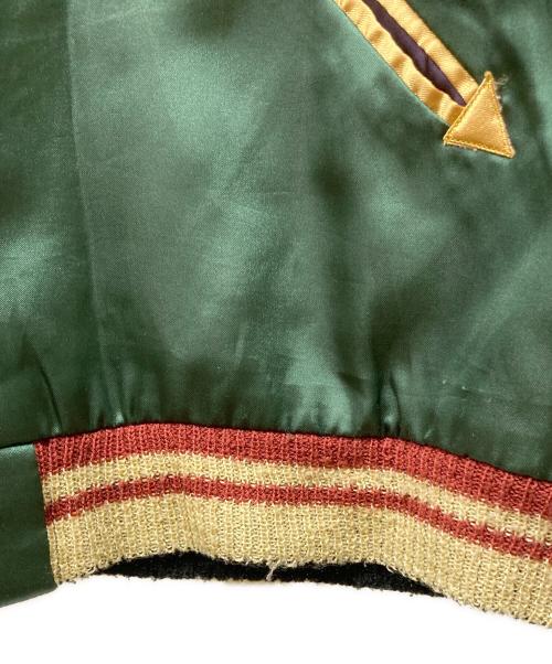 TAILOR東洋（テーラートウヨウ）tailor東洋 (テーラートウヨウ) 舞妓×CHIEFリバーシブルサテンスカジャン グリーン サイズ:Mの古着・服飾アイテム