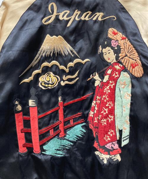 TAILOR東洋（テーラートウヨウ）tailor東洋 (テーラートウヨウ) 舞妓×CHIEFリバーシブルサテンスカジャン グリーン サイズ:Mの古着・服飾アイテム