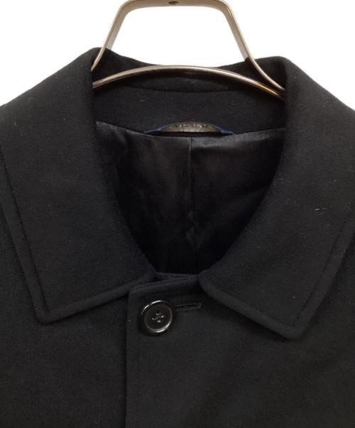BROOKS BROTHERS（ブルックスブラザーズ）BROOKS BROTHERS (ブルックスブラザーズ) LORO PIANA (ロロピアーナ) ウールステンカラーコート ブラック サイズ:50Rの古着・服飾アイテム