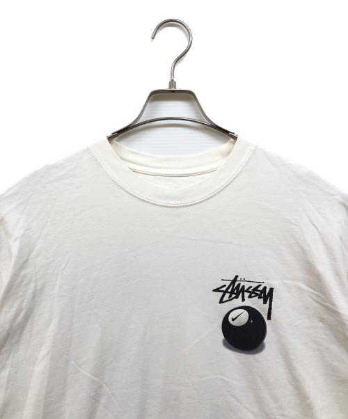 NIKE（ナイキ）NIKE (ナイキ) stussy (ステューシー) 8BALL TEE ホワイト サイズ:Lの古着・服飾アイテム