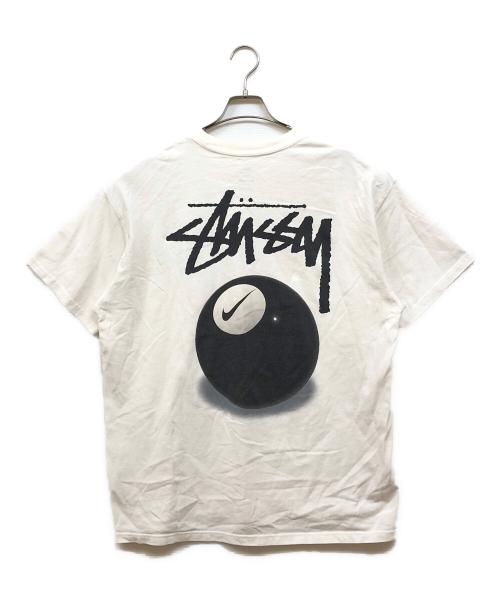 NIKE（ナイキ）NIKE (ナイキ) stussy (ステューシー) 8BALL TEE ホワイト サイズ:Lの古着・服飾アイテム