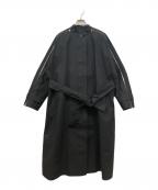 Ferragamoフェラガモ）の古着「ハイネックベルトウエストコート」｜ブラック