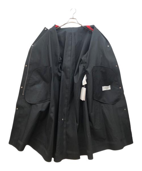 Ferragamo（フェラガモ）Ferragamo (フェラガモ) ハイネックベルトウエストコート ブラック サイズ:40の古着・服飾アイテム