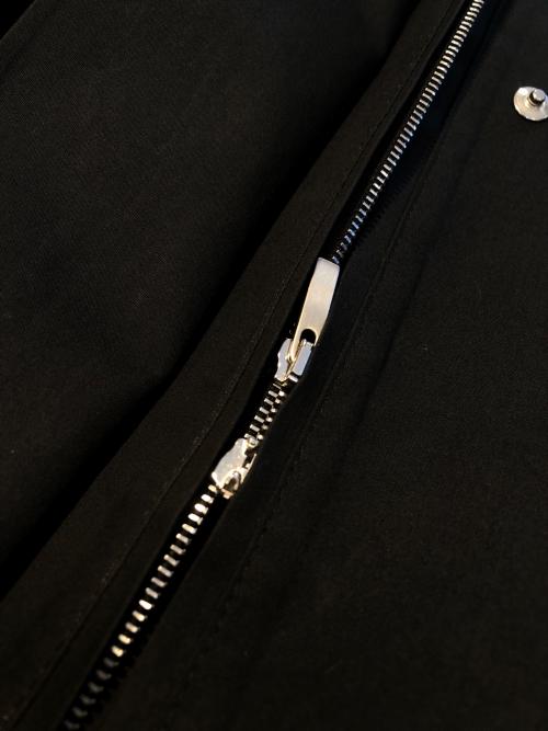 Ferragamo（フェラガモ）Ferragamo (フェラガモ) ハイネックベルトウエストコート ブラック サイズ:40の古着・服飾アイテム