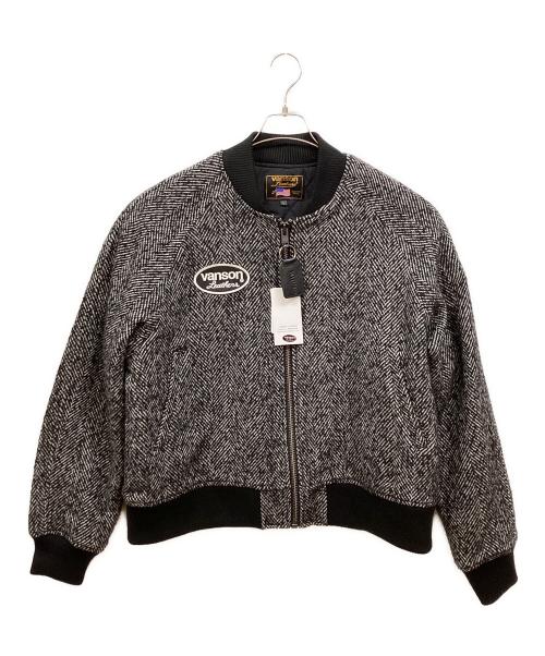 VANSON（バンソン）VANSON (バンソン) 417 by EDIFICE (417 バイ エディフィス) TWEED TEAM ツイードチームジャケット グレー サイズ:Ⅼ 未使用品の古着・服飾アイテム