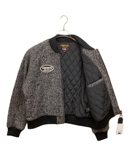 VANSON（バンソン）VANSON (バンソン) 417 by EDIFICE (417 バイ エディフィス) TWEED TEAM ツイードチームジャケット グレー サイズ:Ⅼ 未使用品の古着・服飾アイテム