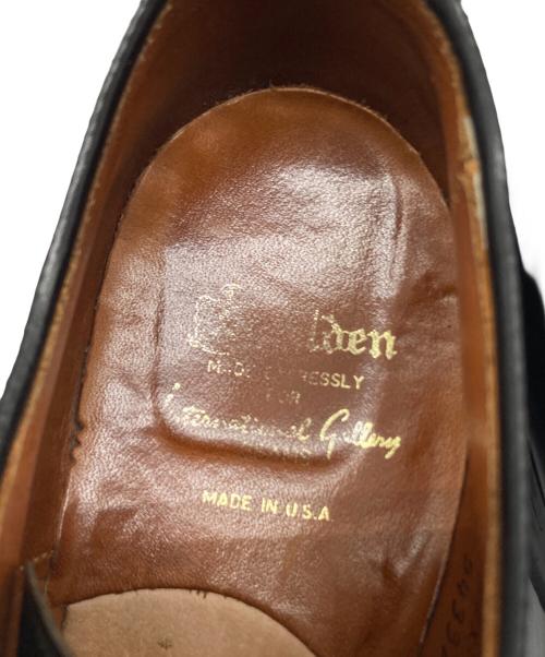 Alden（オールデン）Alden (オールデン) BEAMS (ビームス) Vチップ コードバンシューズ ブラック サイズ:81/2の古着・服飾アイテム