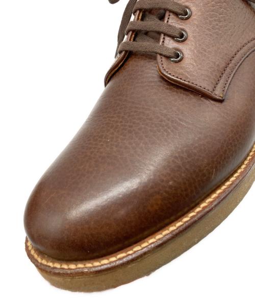 Alden（オールデン）Alden (オールデン) UNITED ARROWS (ユナイテッドアローズ) ミリタリーラスト グレインレザーシューズ ブラウン サイズ:81/2の古着・服飾アイテム