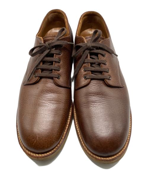 Alden（オールデン）Alden (オールデン) UNITED ARROWS (ユナイテッドアローズ) ミリタリーラスト グレインレザーシューズ ブラウン サイズ:81/2の古着・服飾アイテム