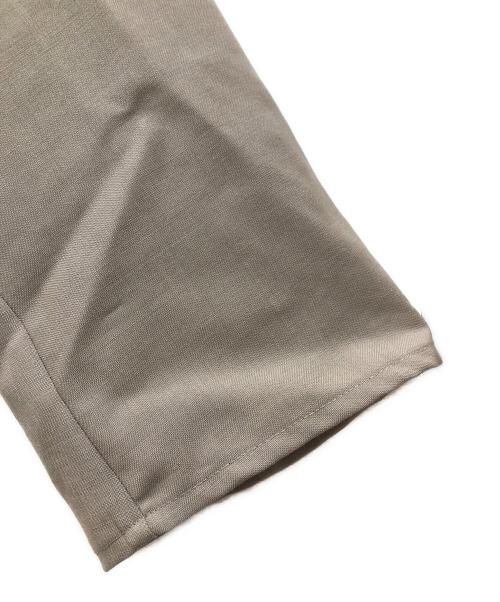 MARKA（マーカ）MARKA (マーカ) LAPELLESS SHIRT JACKET WOOL MOHAIR TROPICALラペレス シャツ ジャケット ウール モヘア トロピカル カーキ サイズ:1の古着・服飾アイテム
