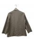 MARKA (マーカ) LAPELLESS SHIRT JACKET WOOL MOHAIR TROPICALラペレス シャツ ジャケット ウール モヘア トロピカル カーキ サイズ:1：7000円