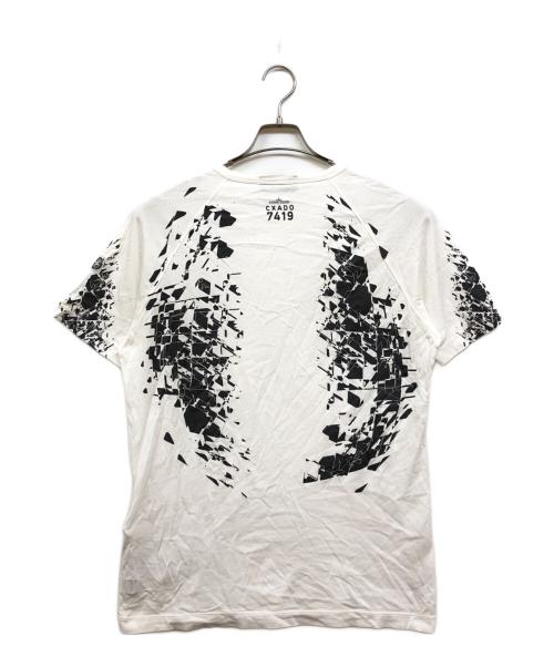 STONE ISLAND（ストーンアイランド）STONE ISLAND (ストーンアイランド) SHADOW PROJECT ポケットtシャツ ホワイト サイズ:Mの古着・服飾アイテム