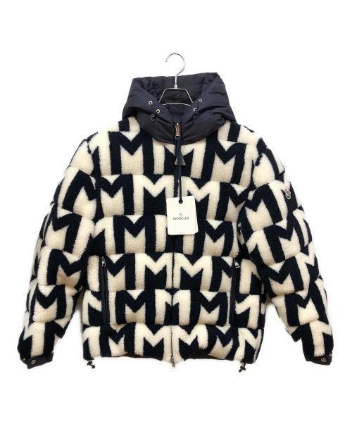 MONCLER（モンクレール）MONCLER (モンクレール) MONDEGO(モンデゴ) ホワイト×ネイビー サイズ:3 未使用品の古着・服飾アイテム