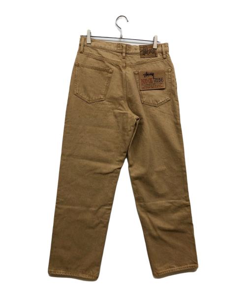 stussy（ステューシー）stussy (ステューシー) BIG OL' JEAN DENIM/ビッグオルジーンデニム ブラウン サイズ:28 未使用品の古着・服飾アイテム