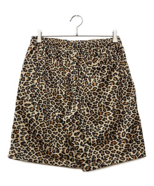 stussy（ステューシー）stussy (ステューシー) レオパードスイムショーツ イエロー×ベージュ サイズ:Sの古着・服飾アイテム