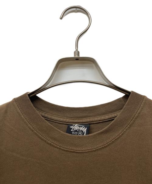 stussy（ステューシー）stussy (ステューシー) ロゴカットソー ブラウン サイズ:Mの古着・服飾アイテム