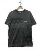 stussyステューシー）の古着「ロゴカットソー」｜ブラック