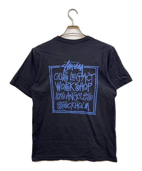 stussy（ステューシー）stussy (ステューシー) OUR LEGACY (アワーレガシー) ロゴカットソー ブラック サイズ:Sの古着・服飾アイテム