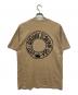 stussy (ステューシー) ピグメントダイバックロゴTシャツ ベージュ サイズ:Ⅿ 未使用品：8000円