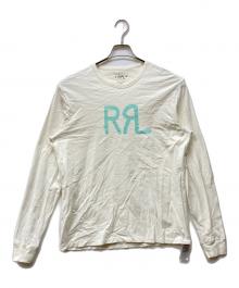 RRL×Ron Herman（ダブルアールエル×ロンハーマン）の古着「コラボロゴロングスリーブTシャツ」｜ホワイト