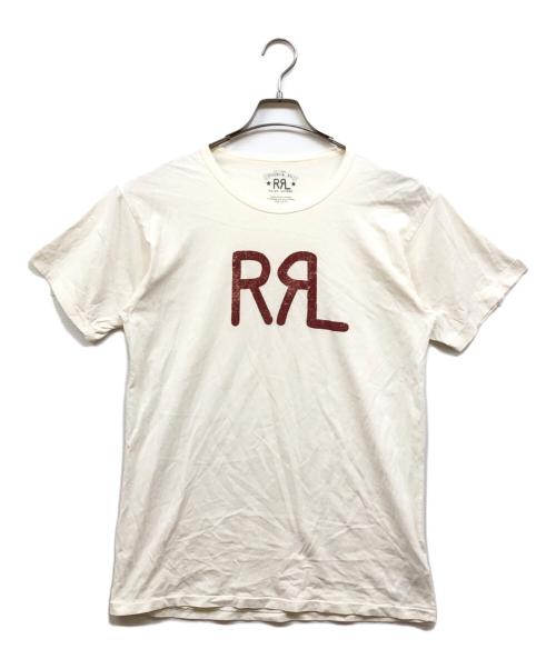 RRL（ダブルアールエル）RRL (ダブルアールエル) ロゴカットソー ホワイト サイズ:Mの古着・服飾アイテム