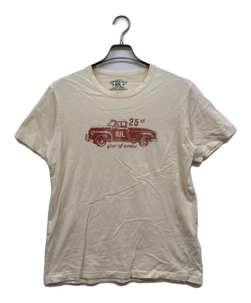 RRL（ダブルアールエル）RRL (ダブルアールエル) プリントカットソー イエロー サイズ:Ⅼの古着・服飾アイテム