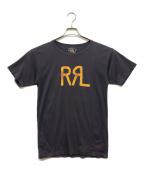 RRLダブルアールエル）の古着「ロゴカットソー」｜ネイビー