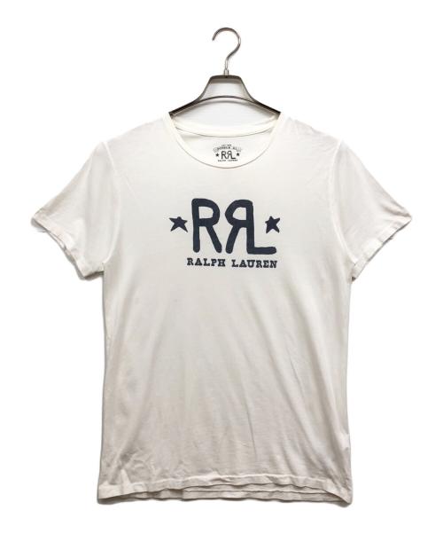 RRL（ダブルアールエル）RRL (ダブルアールエル) Ron Herman (ロンハーマン) ロゴカットソー ホワイト サイズ:Mの古着・服飾アイテム