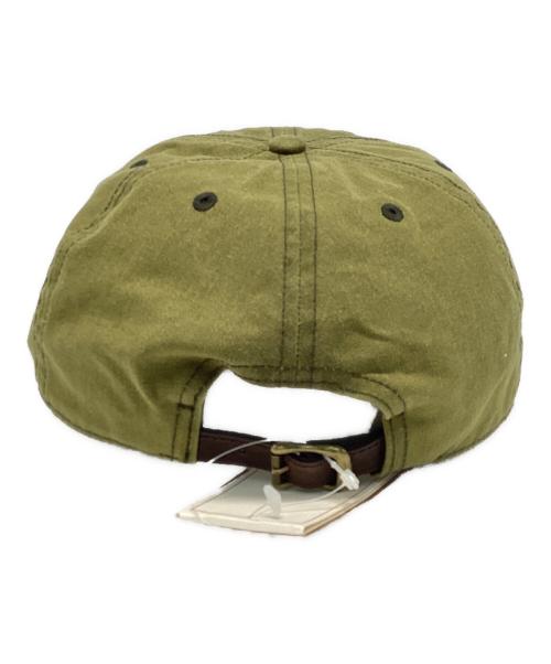 RRL（ダブルアールエル）RRL (ダブルアールエル) オイルドクロスボールキャップ グリーンの古着・服飾アイテム