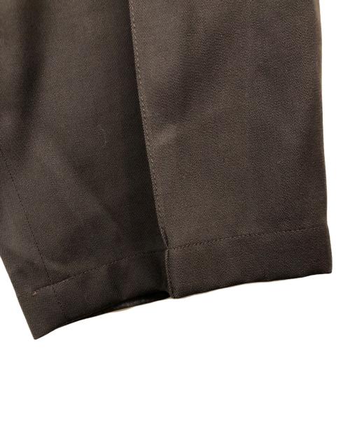 JIL SANDER（ジルサンダー）JIL SANDER (ジルサンダー) イージーウールワイドパンツ ブラウン サイズ:46の古着・服飾アイテム