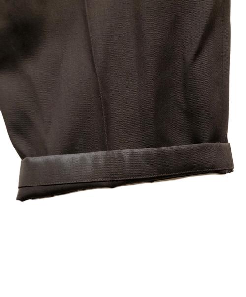 JIL SANDER（ジルサンダー）JIL SANDER (ジルサンダー) イージーウールワイドパンツ ブラウン サイズ:46の古着・服飾アイテム