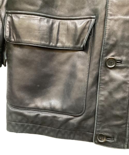 BROOKS BROTHERS（ブルックスブラザーズ）BROOKS BROTHERS (ブルックスブラザーズ) シープレザーカーコート ブラック サイズ:Ｓの古着・服飾アイテム