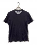 LOUIS VUITTONルイ ヴィトン）の古着「18AW プリントTシャツ」｜ネイビー×ホワイト