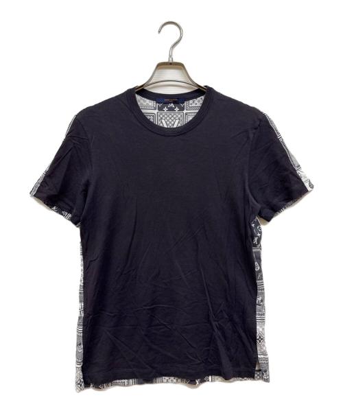 LOUIS VUITTON（ルイ ヴィトン）LOUIS VUITTON (ルイ ヴィトン) 18AW プリントTシャツ ネイビー×ホワイト サイズ:Sの古着・服飾アイテム