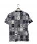 LOUIS VUITTON (ルイ ヴィトン) 18AW プリントTシャツ ネイビー×ホワイト サイズ:S：25000円