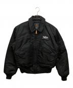 ALPHAアルファ）の古着「CWU-45/P フライトジャケット」｜ブラック