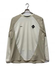 F.C.R.B.（エフシーレアルブリストル）の古着「STREAM LINE L/S TOP」｜アイボリー