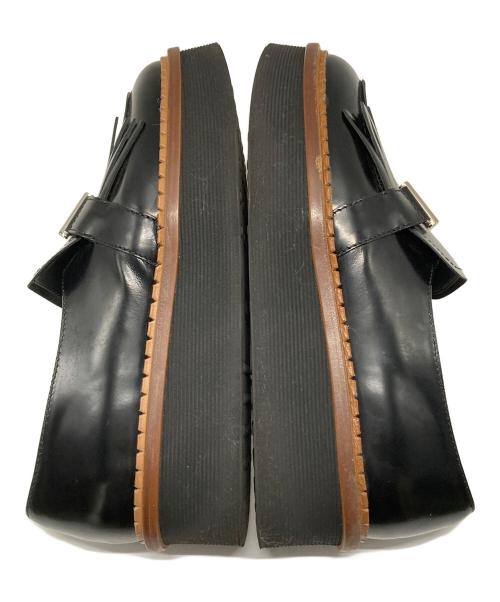 TOD'S（トッズ）TOD'S (トッズ) ダブルTタッセルローファー ブラック サイズ:36 1/2の古着・服飾アイテム