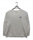 THE NORTHFACE PURPLELABELザ・ノースフェイス パープルレーベル）の古着「8oz L/S Logo Tee」｜アイボリー
